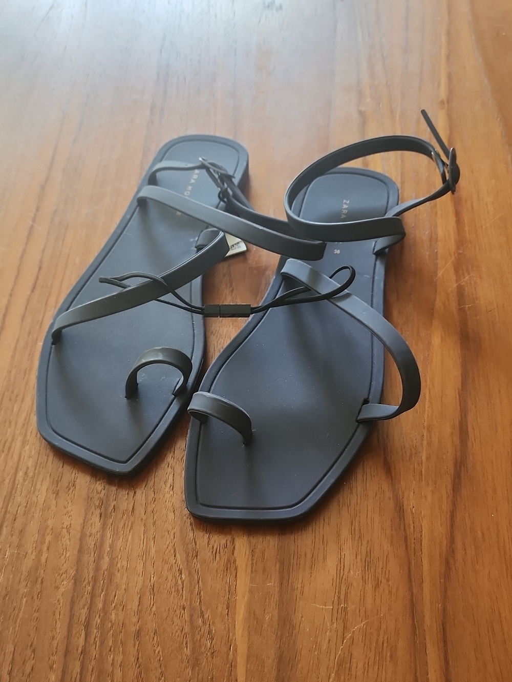 Zara Home Flat Sandals Size 7.5